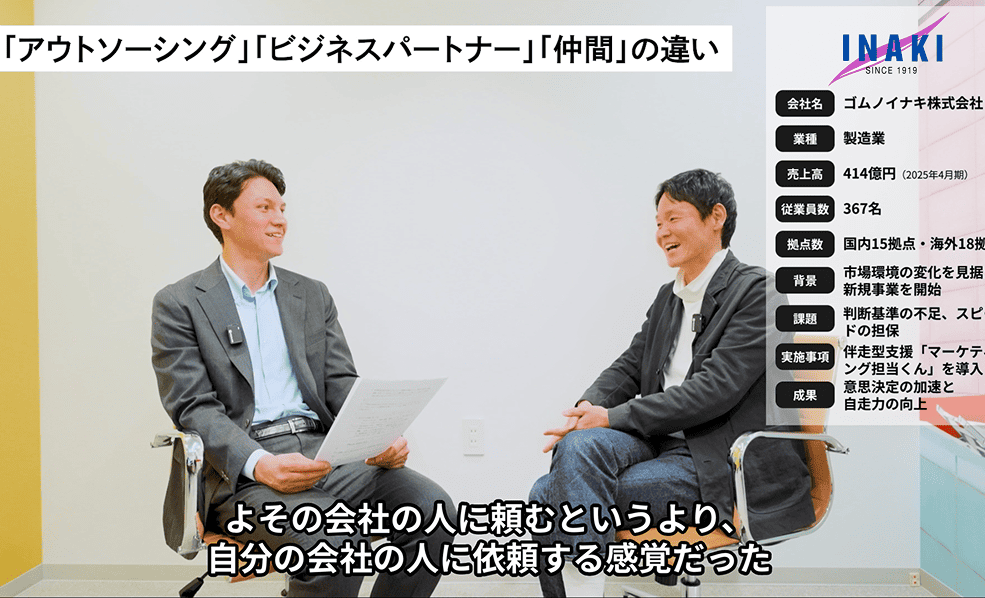 創業106年・売上414億のOEMメーカーが挑む「新規事業の壁」 オルタック、ゴムノイナキの伴走支援事例を公開
